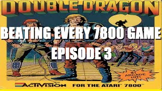 Man vs Atari 7800 DOUBLE DRAGON