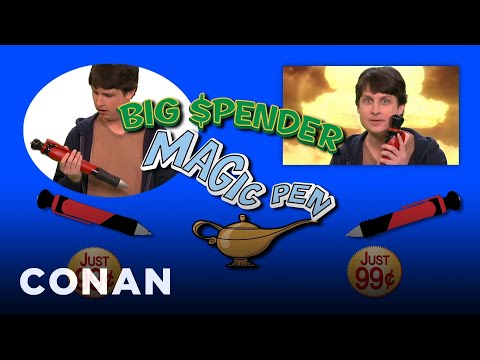 Introducing The Big Spender Magic Pen | CONAN on TBS