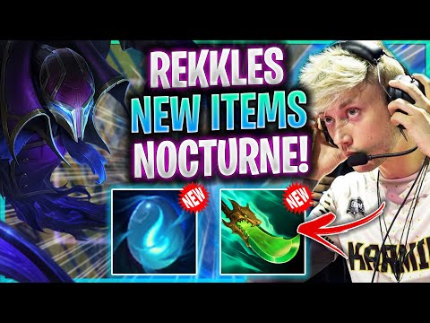 REKKLES TRIES NOCTURNE JUNGLE WITH NEW ITEMS! *Preseason 2023* - Rekkles Plays Nocturne Jungle!