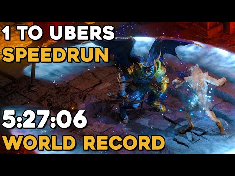 THE LONG LOST WORLD RECORD: 1-UBERS DRUID SPEEDRUN | 5:27:06 | DIABLO 2 RESURRECTED