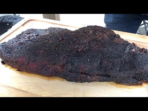 Brisket on the Louisiana Grills SL 1000 Pellet Grill