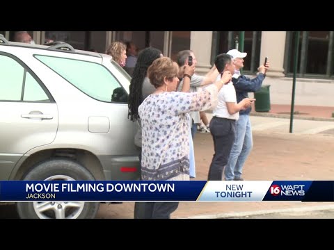 Bruce Willis filming in Jackson