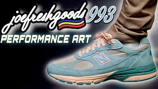 Joe Freshgoods' New Balance 993 Performance Art ARCTIC BLUE Review & On Foot