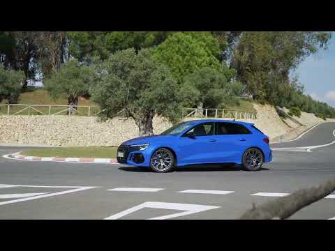 Audi RS 3 Sportback performance edition Design in Nogaro Blue