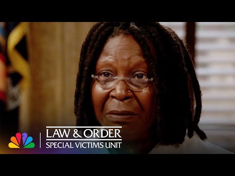 Guest Star Whoopi Goldberg: Barba Grills a Social Worker on the Stand | Law & Order: SVU | NBC