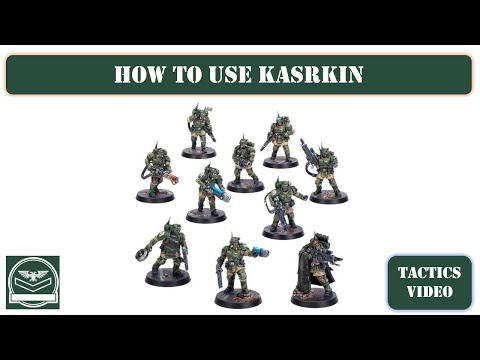 How to use Kasrkin on the tabletop | Astra Militarum tactics | Warhammer 40000