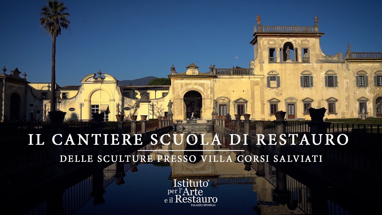 Il cantiere scuola di restauro delle sculture presso Villa Corsi Salviati