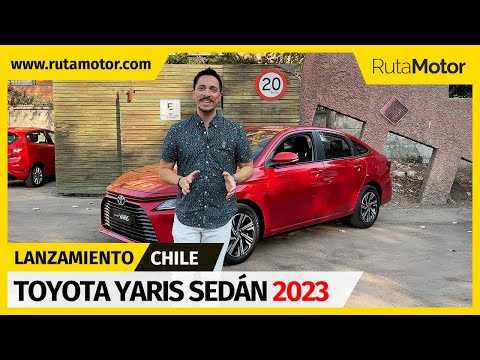 Toyota Yaris Sedan 2023 - Aterriza en Chile la cuarta generación del superventas (Lanzamiento)