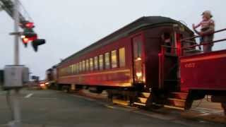 preview picture of video 'The California Western Railroad, popularly called the Skunk Train at Fort Bragg, CA'