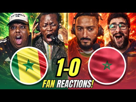 Football Fans React to INSANE Senegal 1-0 Morocco | AFCON Final Fan Reactions