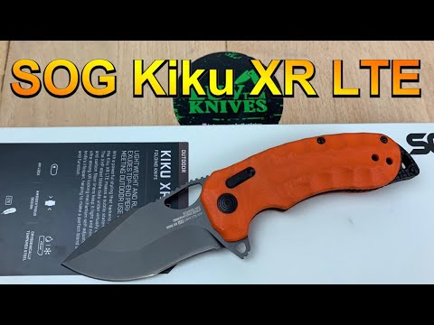 SOG Kiku XR LTE / includes disassembly / chunky build / premium steel & lightweight liners !