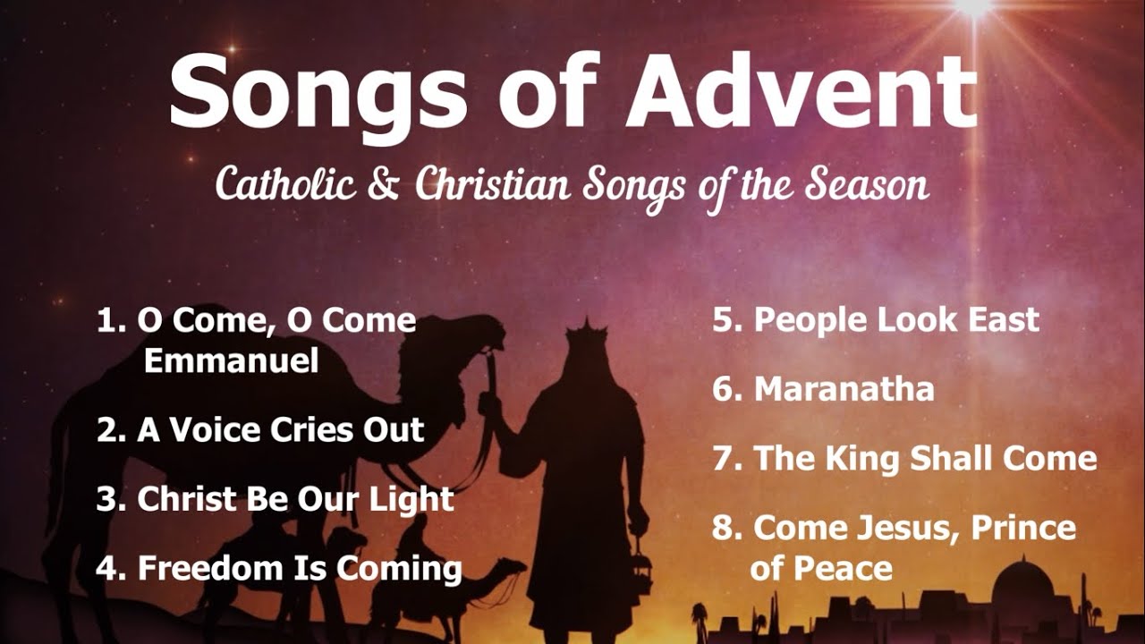 Songs of Advent | 8 Christian & Catholic Advent Hymns & Songs | Choir w/ Lyrics | Sunday 7pm Choir