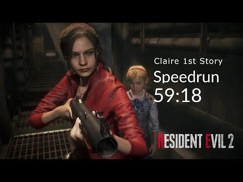 Resident Evil 2 Remake - Claire A Standard Speedrun - 59:18