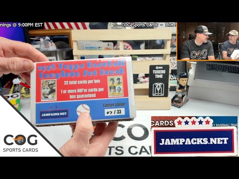 1978 Topps Baseball Cards Set Break - MidWeek Video