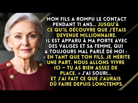 Mon fils a disparu 11 ans, je suis devenue millionnaire et il revient. J’ai souri et décidé que…