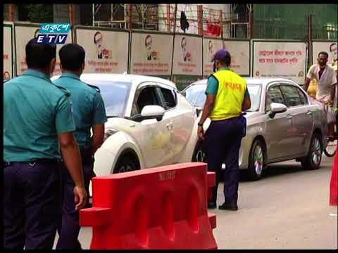রাজধানীর কাওরান বাজার থেকে লকডাউনের খবর জানাচ্ছেন সাইদুল ইসলাম