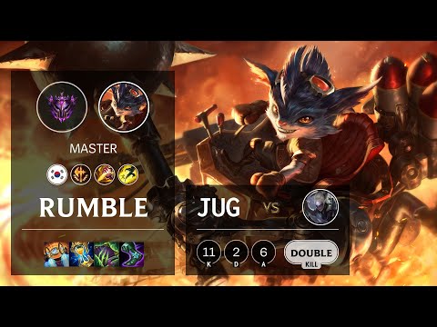 Rumble Jungle vs Diana - KR Master Patch 11.18