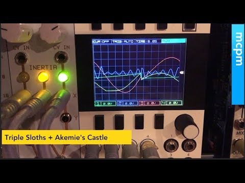 Nonlinear Circuits (NLC) Triple Sloths - Eurorack Chaos Modulation Module - NEW - White Panel image 7