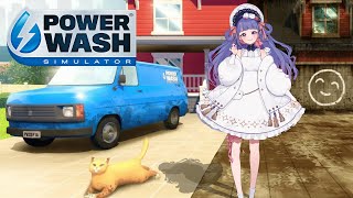 🔴 GAME - PowerWash Simulator ┊#1 色んなものを掃除できるって本当ですか？【 ゆうきななえ / Vtuber 】
