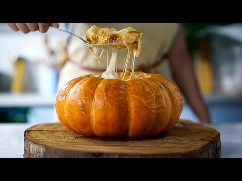 Calabaza Rellena con Camarones | Receta Rápida