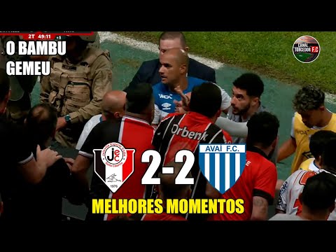 Gols e lances de Joinville x Avaí