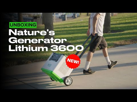 Unboxing the Nature's Generator Lithium 3600: Ultimate Portable Power Solution