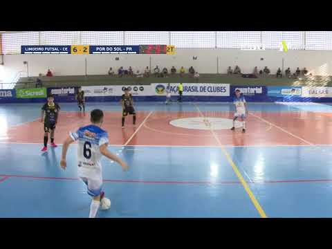 LIMOEIRO FUTSAL (CE) x POR DO SOL (PR) - TAÇA BRASIL FUTSAL SUB 17 - DIA 5