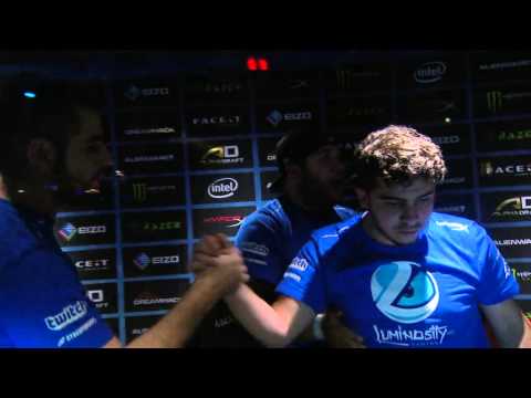 Luminosity wins first game vs Fnatic [Train]