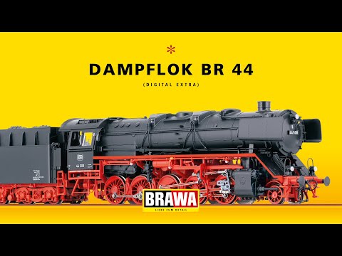 BRAWA H0 Dampflok BR 44 | Digital EXTRA (=/~)