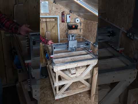 DIY CNC Build - Y Axis Linear Rails Installed #cnc #cncmachine #cncmachining