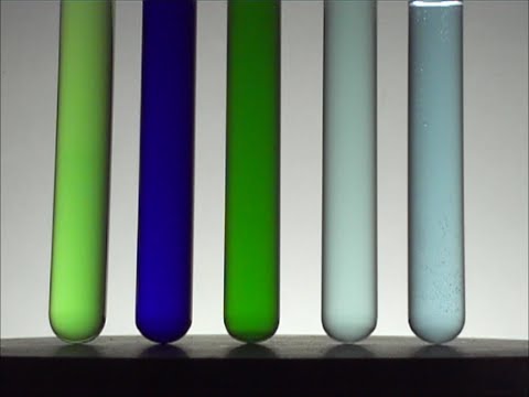 Chemistry experiment 38 - Copper(II) complexes