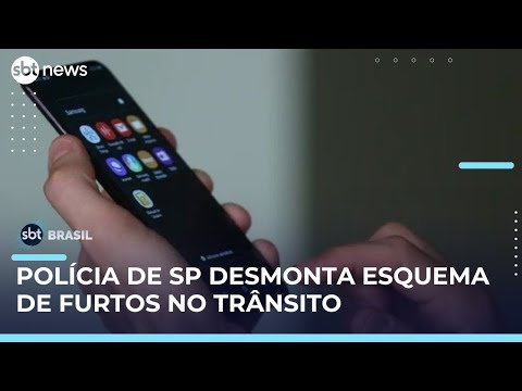 Quadrilha que furtava celulares no trânsito é desarticulada em São Paulo | #SBTBrasil