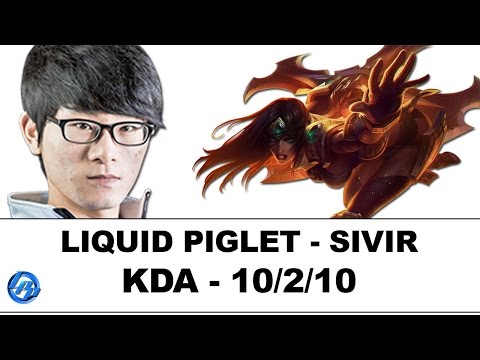 Liquid Piglet(Sivir) vs C9 Sneaky(Ashe) - NA Duo Xpecial