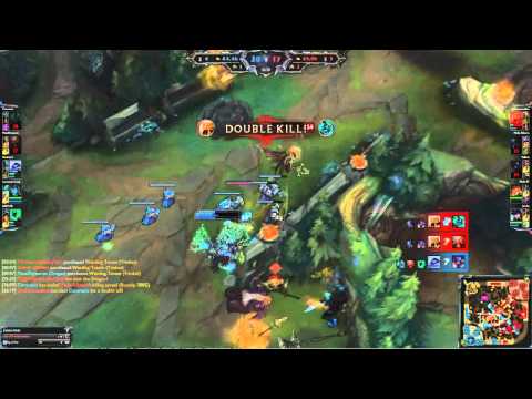 C9 Incarnati0n Quadra kill on Azir!