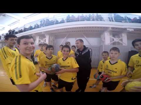 Master Class from handball club "Sgau-Saratov"  in Novouzensk