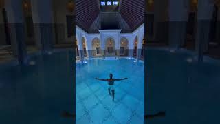 Share this with somebody you would swim here with 🏊🏾‍♂️📍Mamounia Spa Hamam Marrakech 🇲🇦