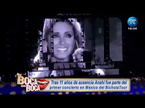 Anahí cantó 'Sálvame' junto a Karol G en un concierto