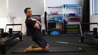 KNEELING LEAN BACK - with physiotherapist, Michael Hasson