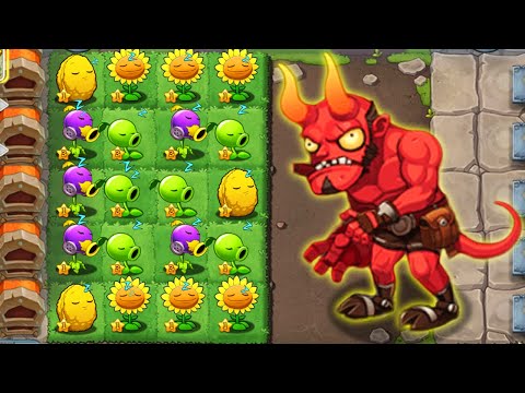 Plants vs Zombies 3 Online Mod 100% Zombie Satan vs Team Plants Fight! WIN The Game!