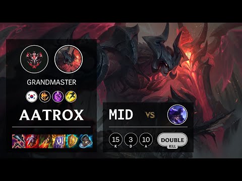 Aatrox Mid vs Ryze - KR Grandmaster Patch 11.10