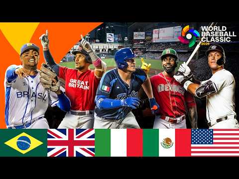 2026 World Baseball Classic Preview: Pool B (Brazil, Great Britain, Italy, Mexico, United States)