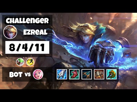 Ezreal vs Seraphine EU Challenger BOT (8/4/11) - v11.17