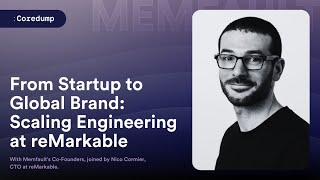 COREDUMP #016: From Startup to Global Brand: Scaling Engineering at reMarkable