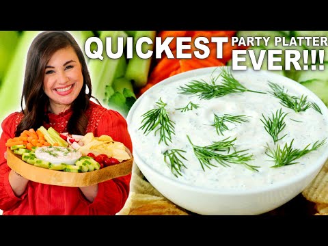 5-Minute DILL DIP Recipe (For Veggie Platters and Chips!)