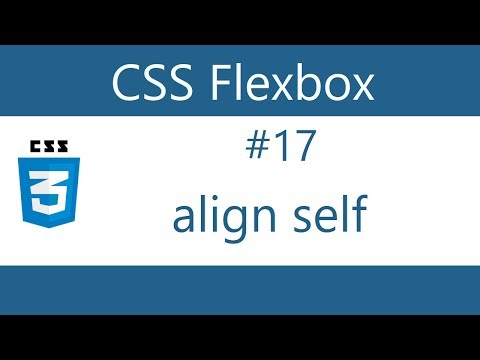 Flexbox Tutorial 17 Align self