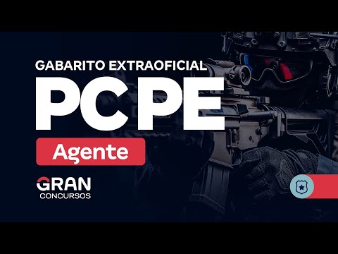 Concurso PC PE Agente - Gabarito Extraoficial