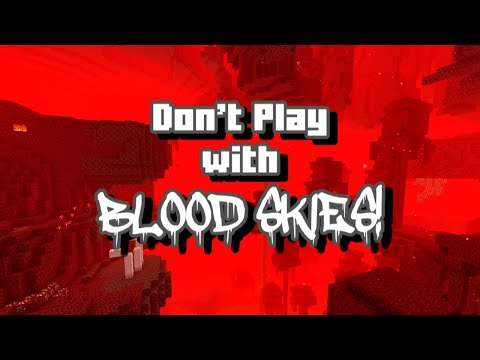 Terrifying Minecraft Creepypasta: Beware Blood Skies!