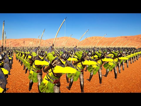 West Kingdom vs Orc  All Armies EFBS Epic Fantasy Battle Simulator