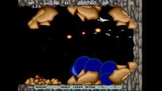 Gradius III (Arcade/PS2) Stage 5: Moai