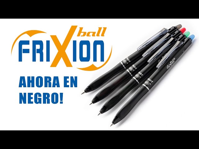 Vídeo relacionado con PILOT - FriXion Ball Zone Negro en Caja Regalo - Bolígrafo Retráctil Borrable de Primera Calidad con Tinta Borrable - Bolígrafo Rollerball Recargable y Ergonómico - Tinta Negra - Punta Media